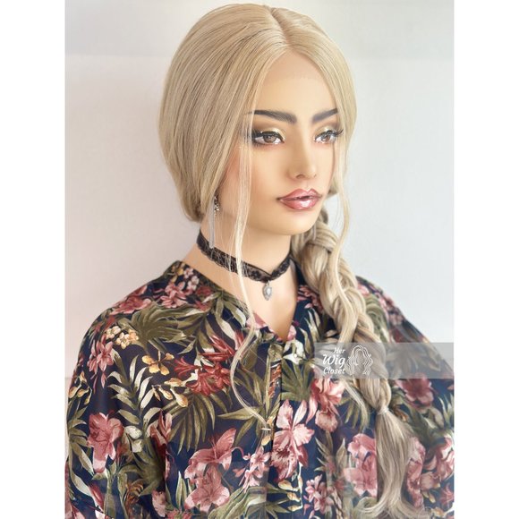 24" Ash Blonde Lace Wig Long Wavy | Power of Ring | Abigail - Picture 11 of 16